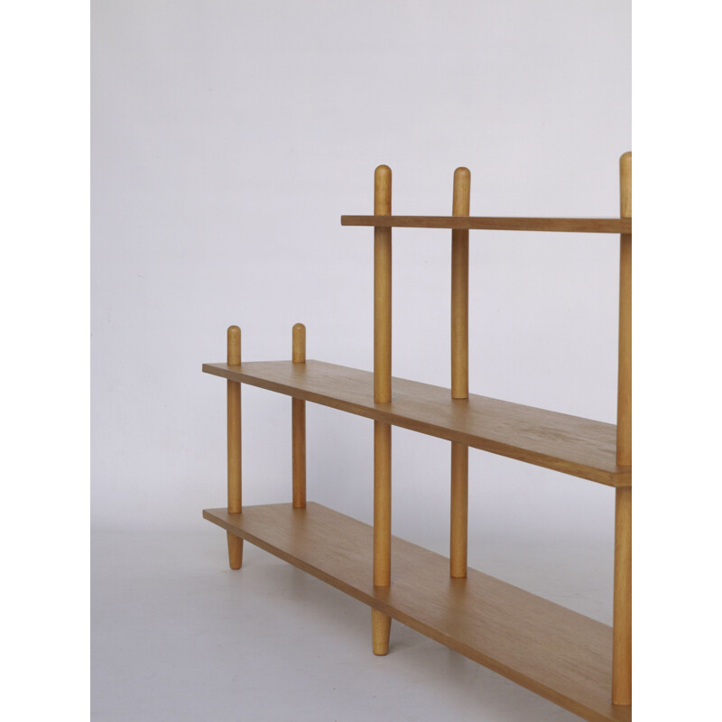 Midcentury Stokkenkast Shelving Unit by Willem Lutjens for Gouda den Boer Dutch  1950s