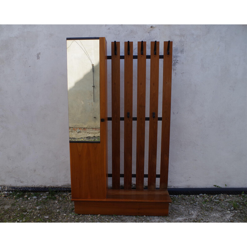 Armoire vintage avec miroir, Allemagne 1960