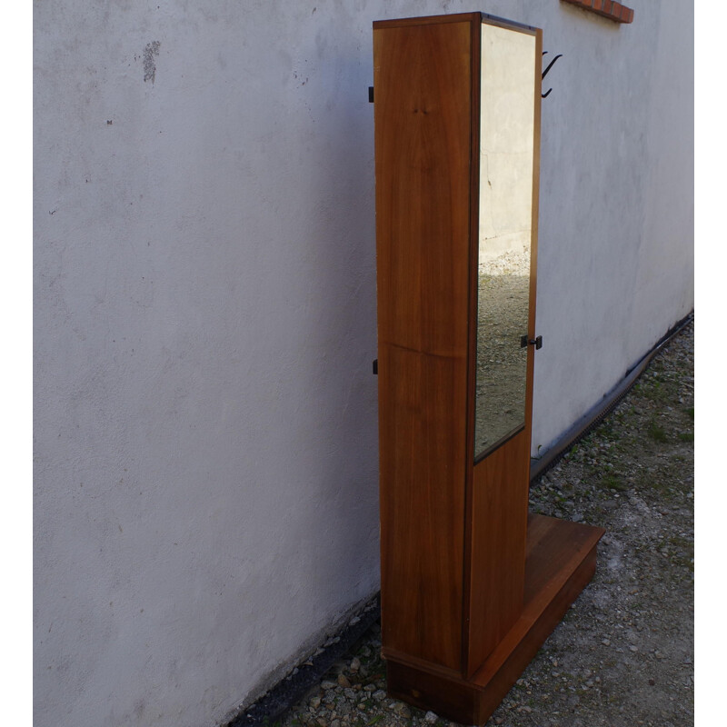 Mid Century wardrobe with mirror, Germany 1960s