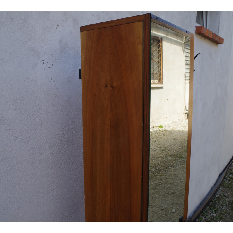 Mid Century wardrobe with mirror, Germany 1960s