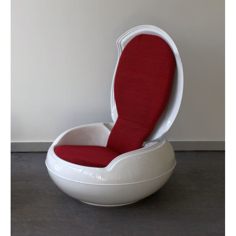 Vintage Garden Egg armchair by Peter Ghyczy for VEB Synthese-Werk, 1968