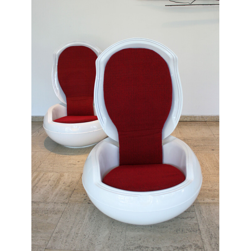 Fauteuil vintage Garden Egg par Peter Ghyczy pour VEB Synthese-Werk, 1968