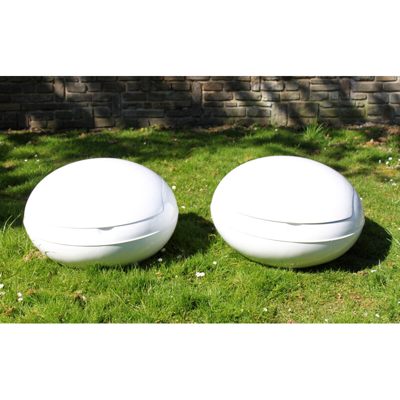 Vintage Garden Egg armchair by Peter Ghyczy for VEB Synthese-Werk, 1968