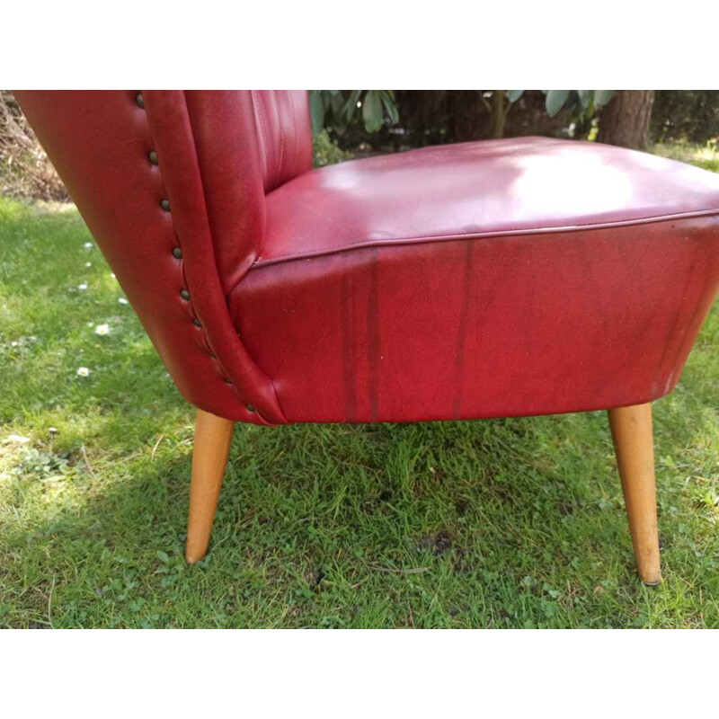 Fauteuil club vintage 1960