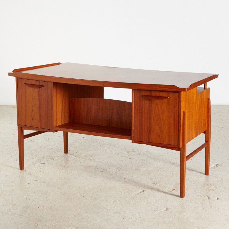 Vintage Teak Desk Danish 1960s