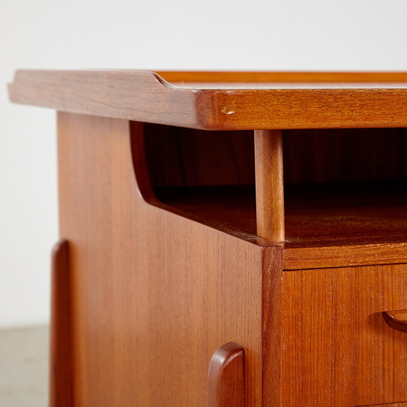 Vintage Teak Desk Danish 1960s