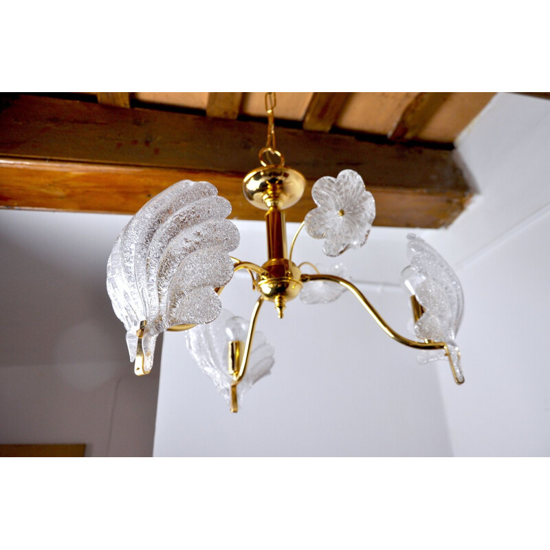 Vintage Carl Fagerlund chandelier for Lyfa, Denmark, 1970