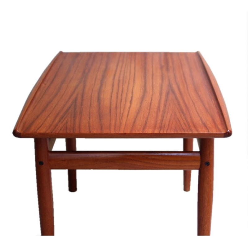 Table basse scandinave Glostrup en bois de teck, Grete JALK - 1960 