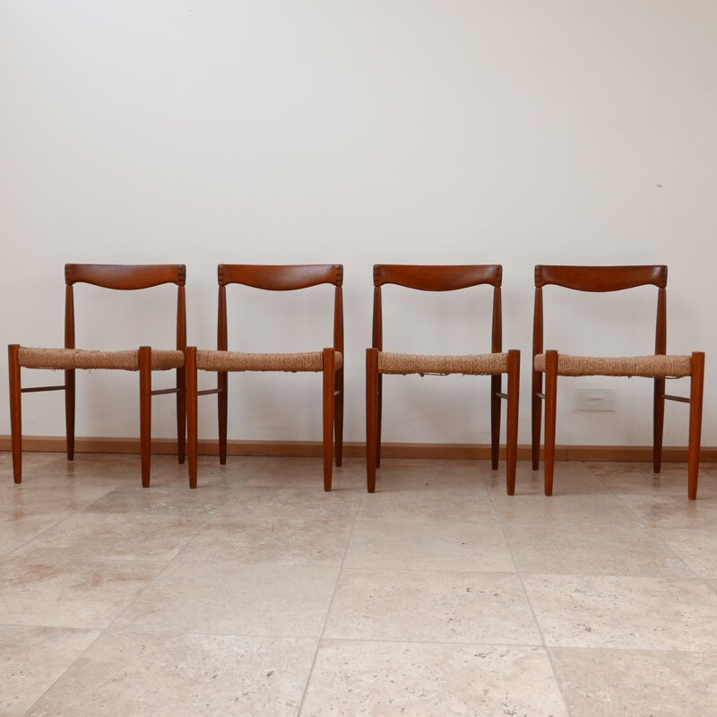 Set of 4 midcentury Dining Chairs by W.H. Klein for Bramin 1960s