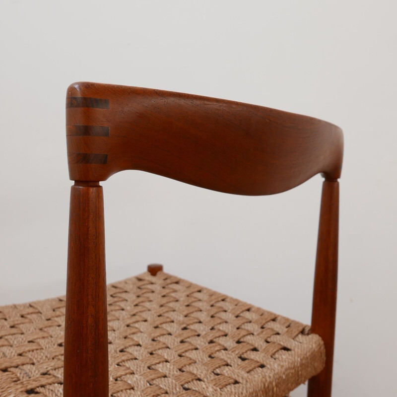 Set of 4 midcentury Dining Chairs by W.H. Klein for Bramin 1960s