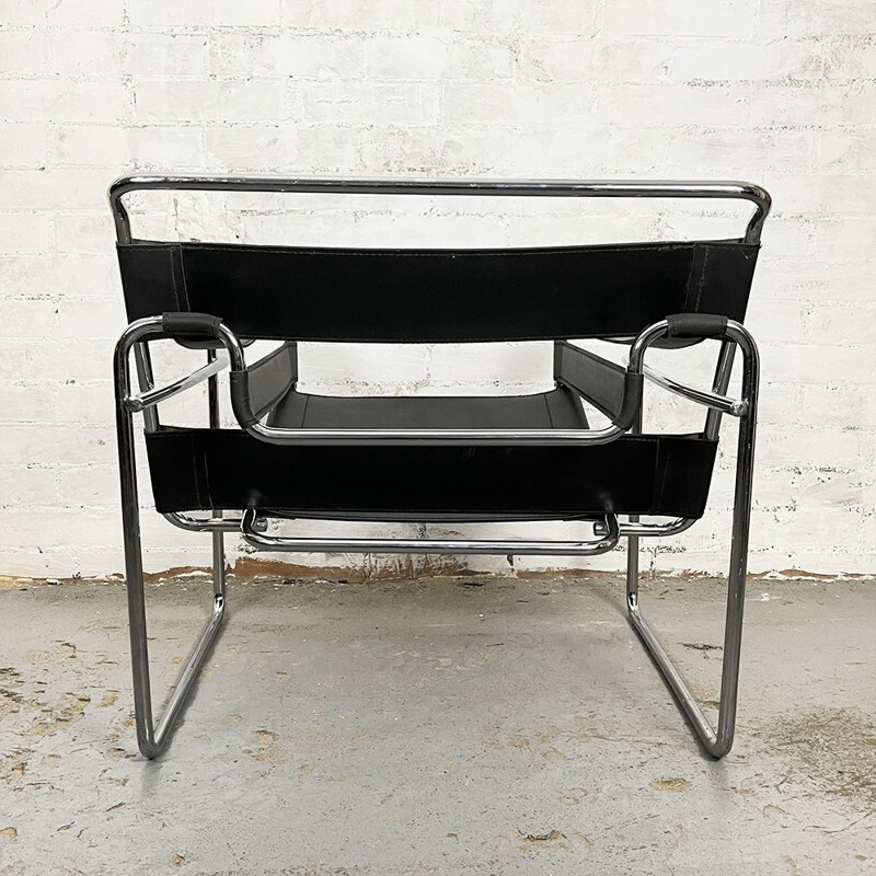 Vintage Wassily B3 Style Armchair, Italy 1990s