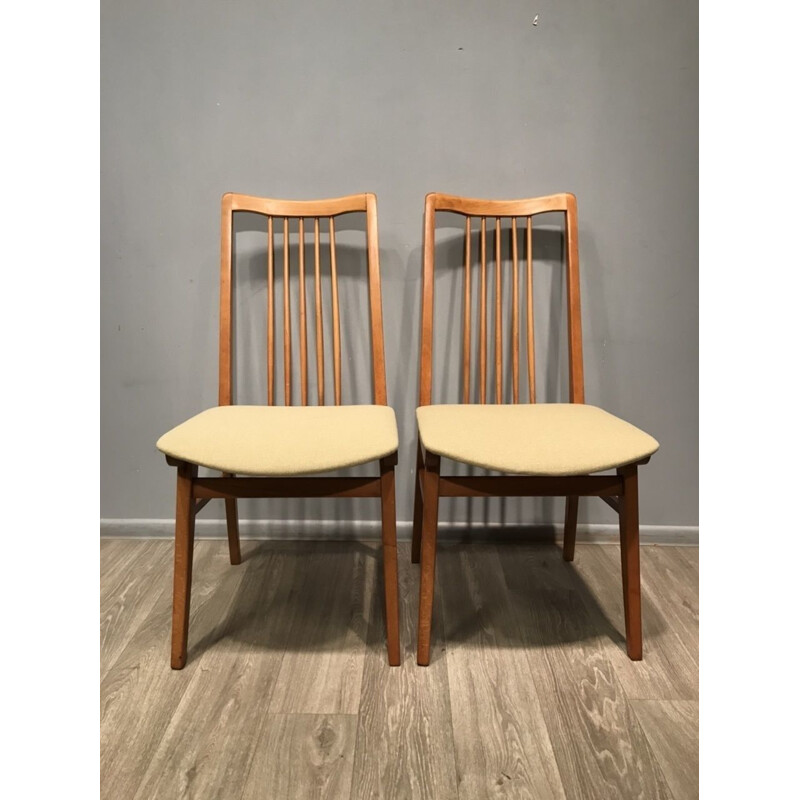 Vintage Chairs With Vintage Rung Folder