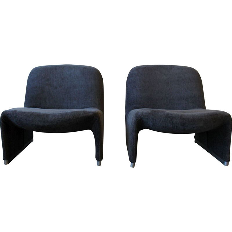 Pair of vintage Alky armchairs by Giancarlo Piretti for Castelli 1969