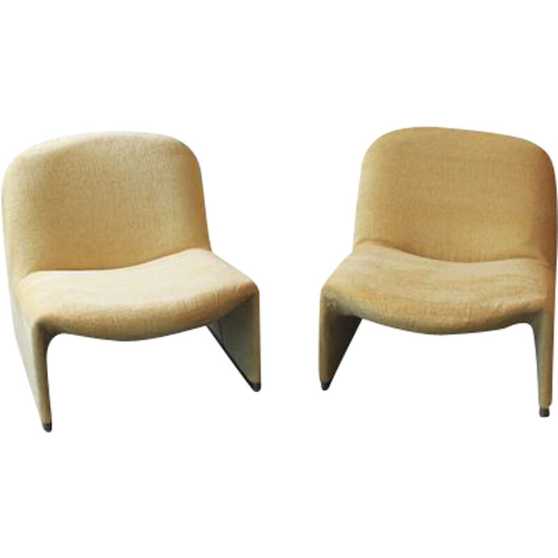 Pair of vintage Alky armchairs by Giancarlo Piretti for Castelli 1969