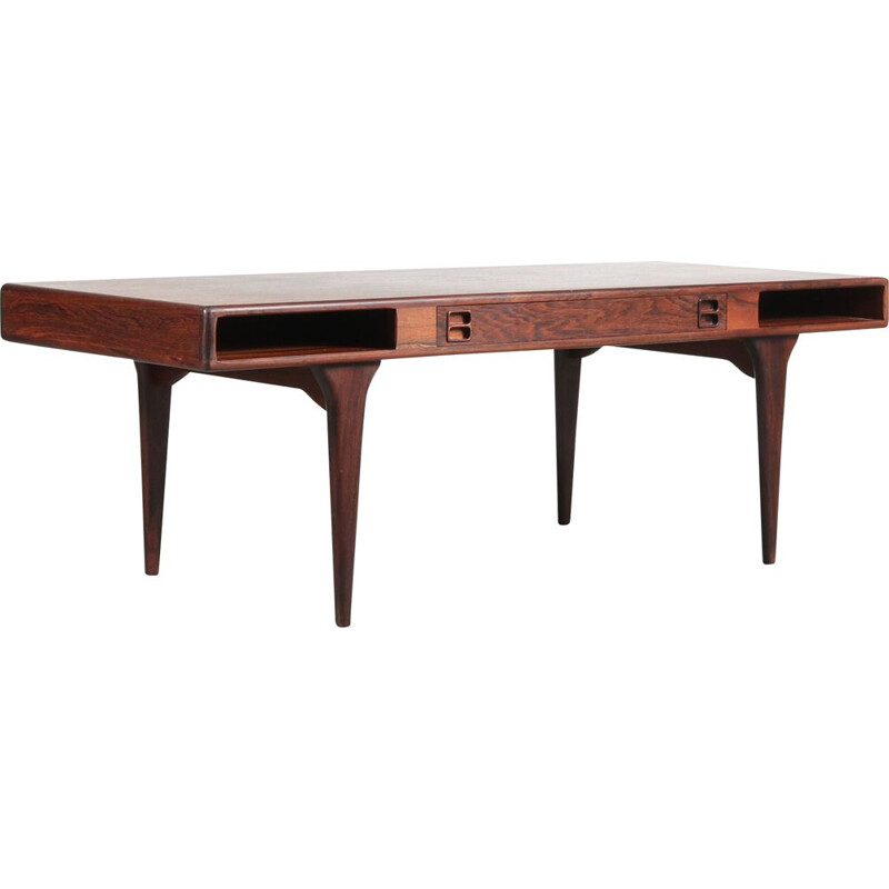 Mesa de café Vintage hardwood da Nanna Ditzel para Silkeborg, Dinamarca 1960