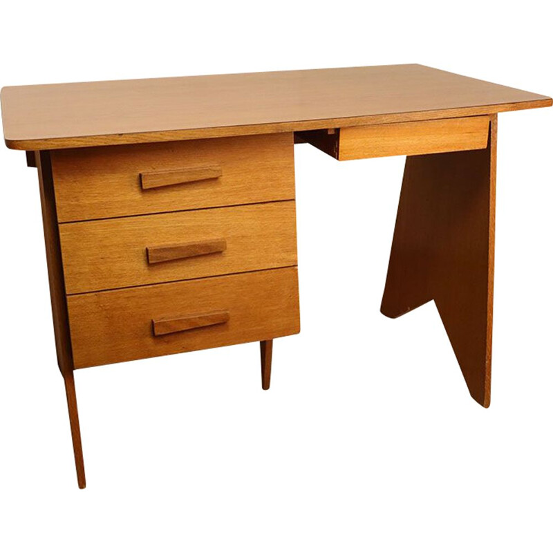 Vintage wooden desk 1960