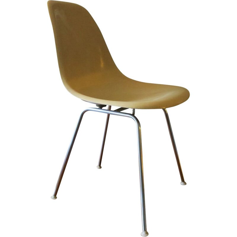 Chaise vintage DSX en fibre de verre par Charles & Ray Eames pour Herman Miller 1950