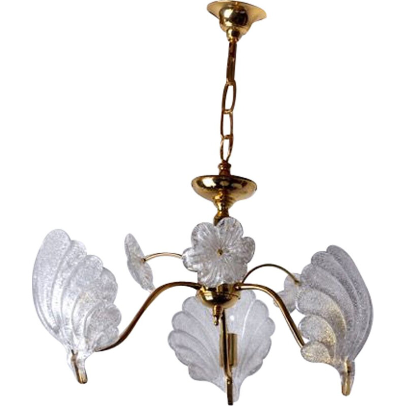 Vintage Carl Fagerlund chandelier for Lyfa, Denmark, 1970