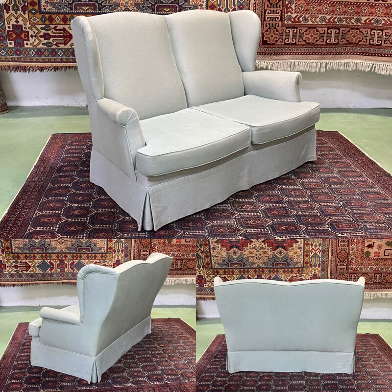 Vintage 2 seater English sofa 1930