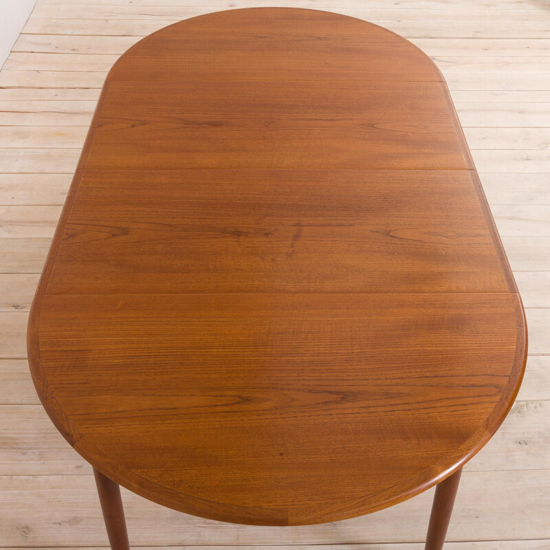 Vintage Teak extension table by  Mogens Kold, Denmark 1960s