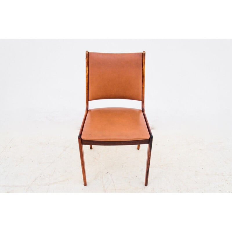 Set of 4 vintage rosewood chairs Danish 1960