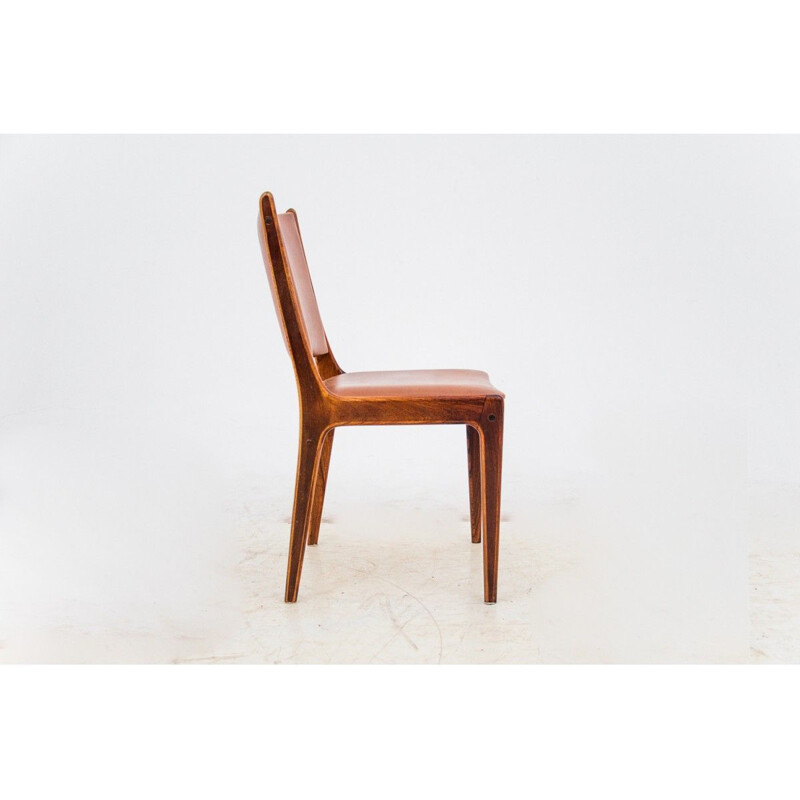 Set of 4 vintage rosewood chairs Danish 1960