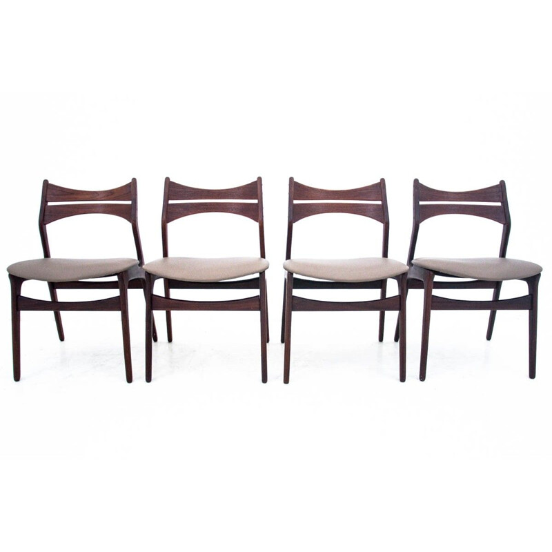 4 Cadeiras Vintage de Eric Buck dinamarquês 1960