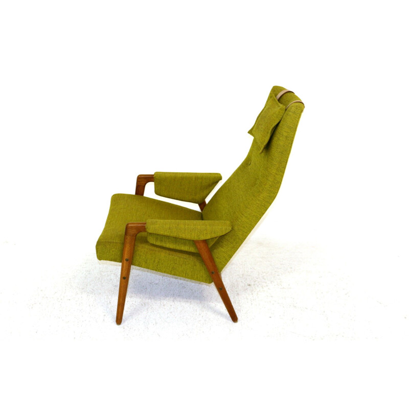 Vintage oak armchair, Sweden 1960