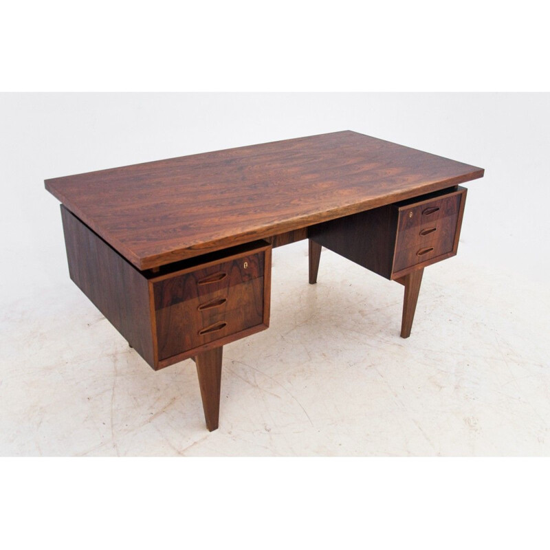 Bureau vintage en palissandre Danemark 1960