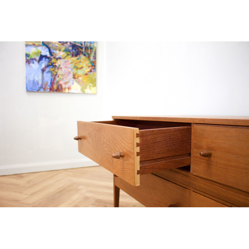 Vintage Teak Sideboard or Chest of Drawers 1960s