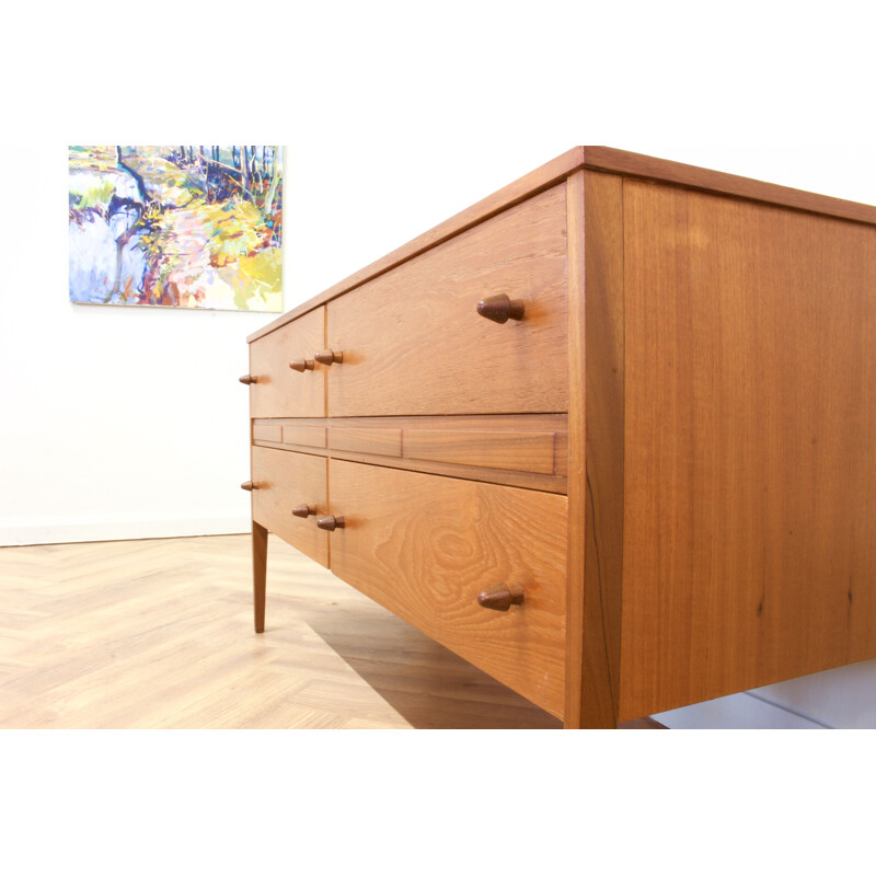 Vintage Teak Sideboard or Chest of Drawers 1960s