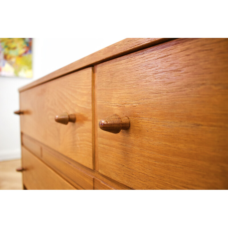 Vintage Teak Sideboard or Chest of Drawers 1960s