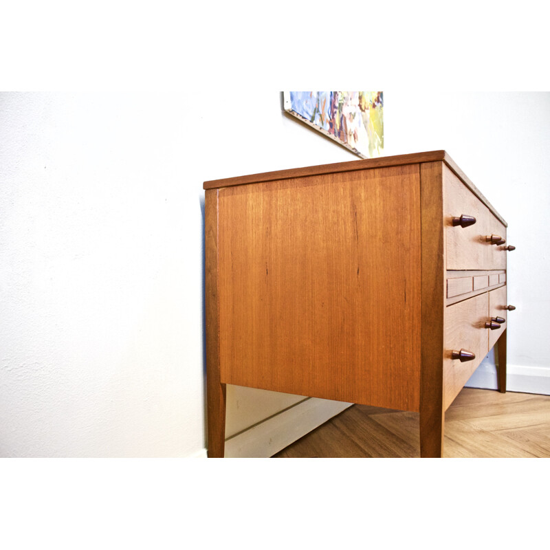 Vintage Teak Sideboard or Chest of Drawers 1960s