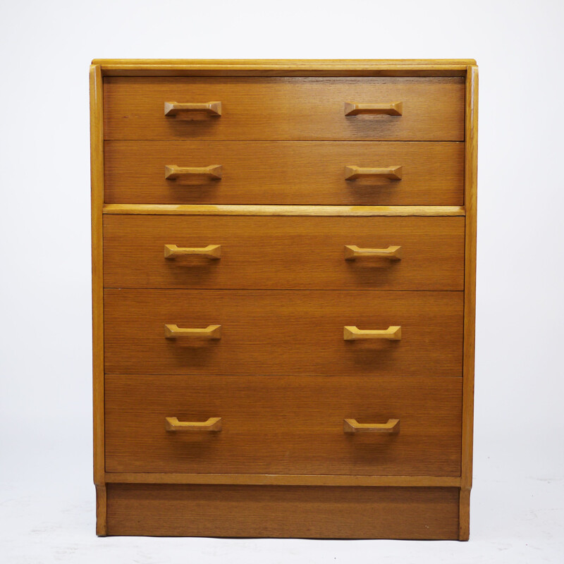 Vintage Brando oak chest of drawers by G Plan 1950