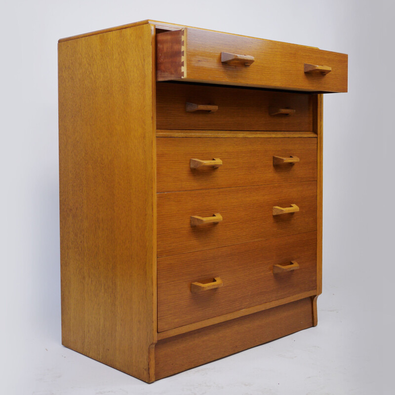 Vintage Brando oak chest of drawers by G Plan 1950