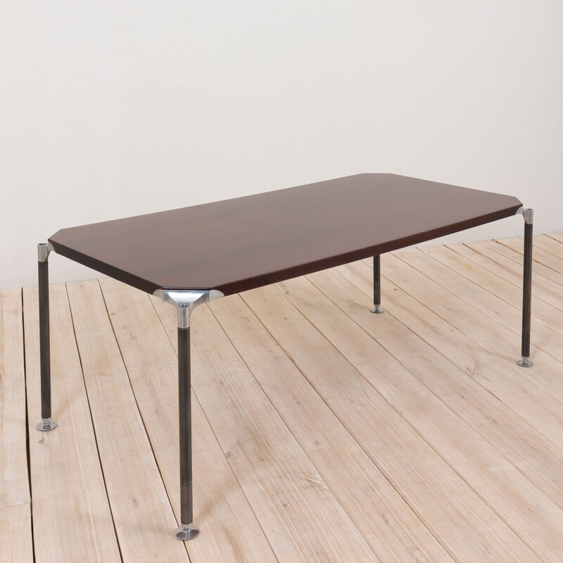 Vintage rosewood table, Roma Urio series, by Ico and Luisa Parisi for MIM, Italy 1950