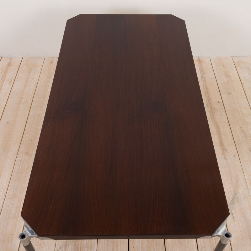 Vintage rosewood table, Roma Urio series, by Ico and Luisa Parisi for MIM, Italy 1950