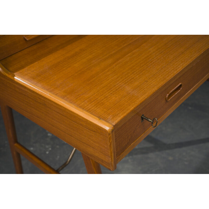 Vintage teak desk model 56 by Arne Wahl Iversen, Denmark 1961