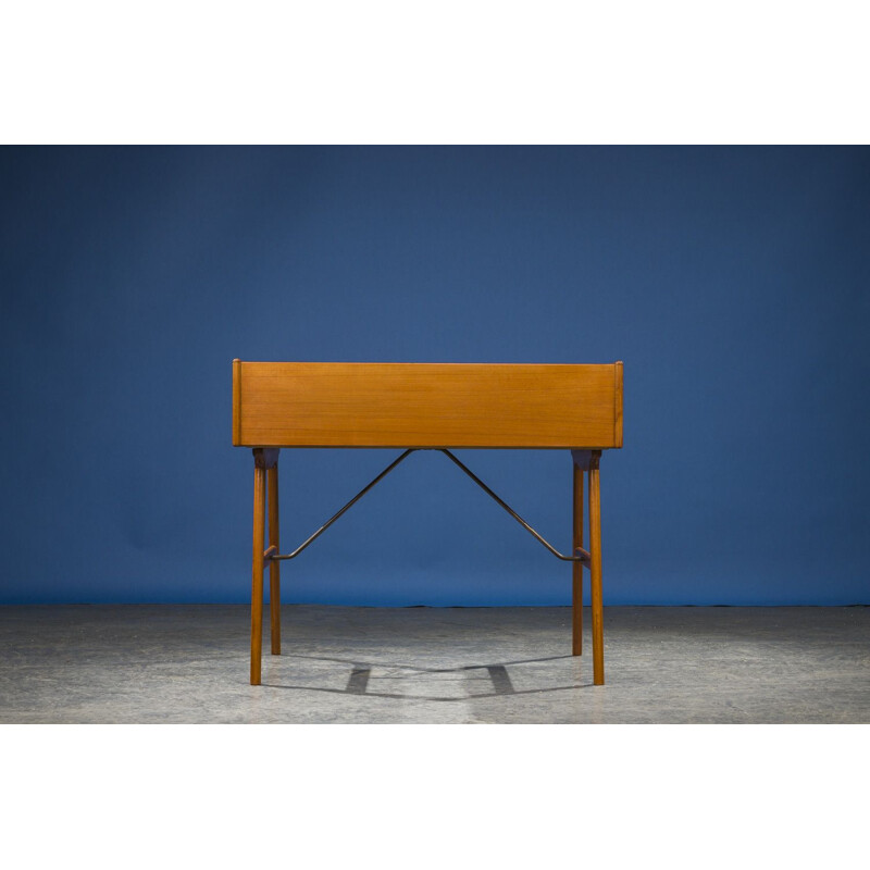 Vintage teak desk model 56 by Arne Wahl Iversen, Denmark 1961