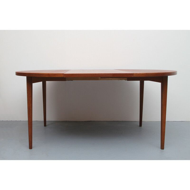 Vintage extendable teak dining table 1960