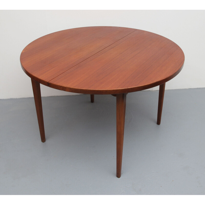 Vintage extendable teak dining table 1960