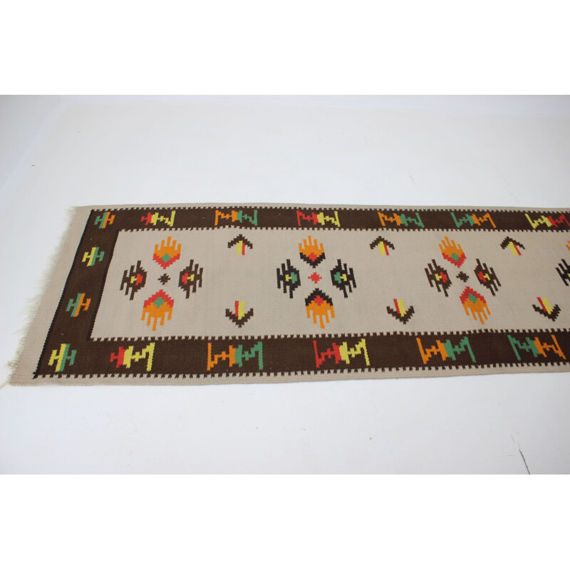 Tapete de lã Vintage Kilim 1960