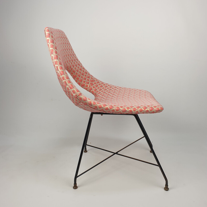 Chaise vintage Cosmos par Augustus Bozzi pour Saporiti, Italie 1950