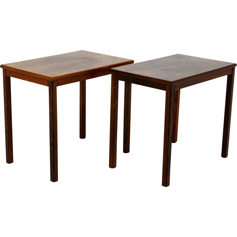 Vintage rosewood side tables, Sweden 1960