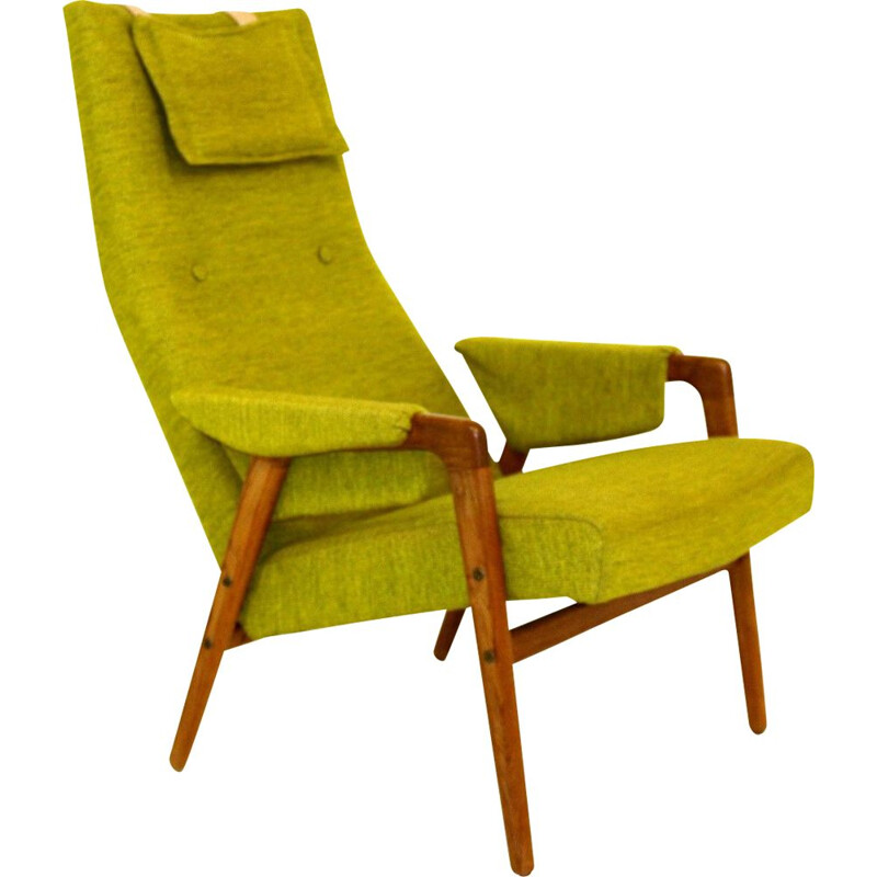Vintage oak armchair, Sweden 1960
