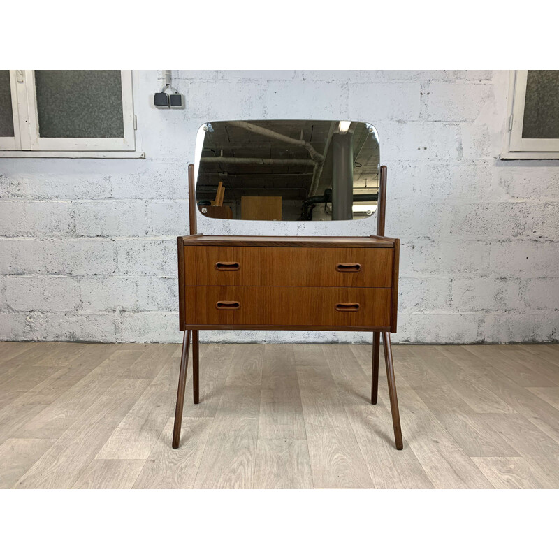 Vintage Scandinavian teak dressing table, 1960