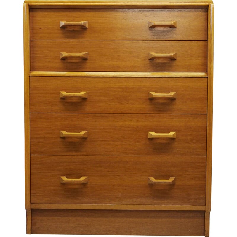 Vintage Brando oak chest of drawers by G Plan 1950