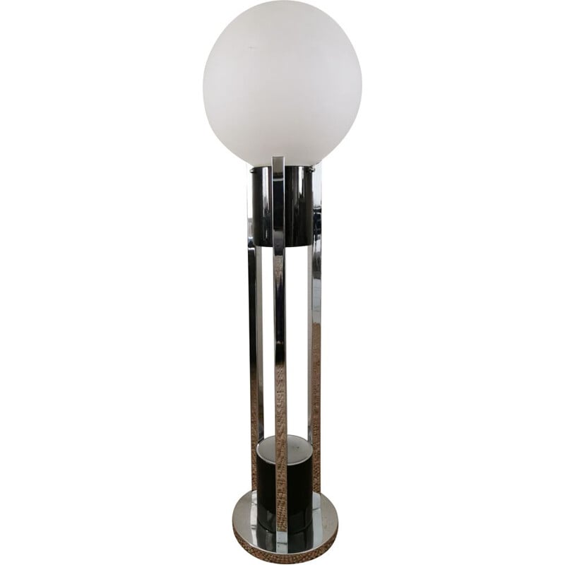 Lampadaire vintage en opaline XXL, Space Age 1970