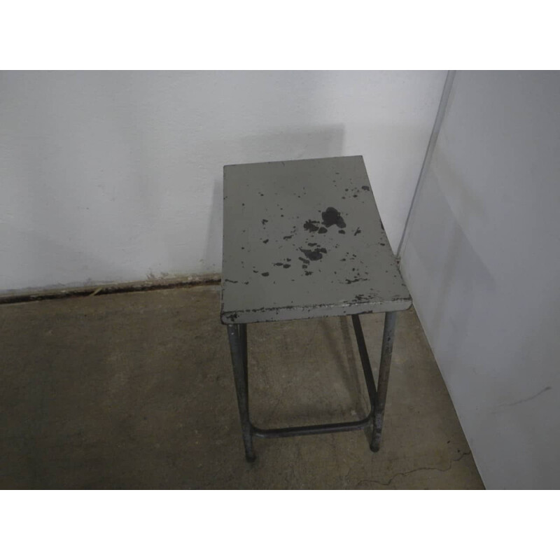Vintage Iron stool with iron varnish