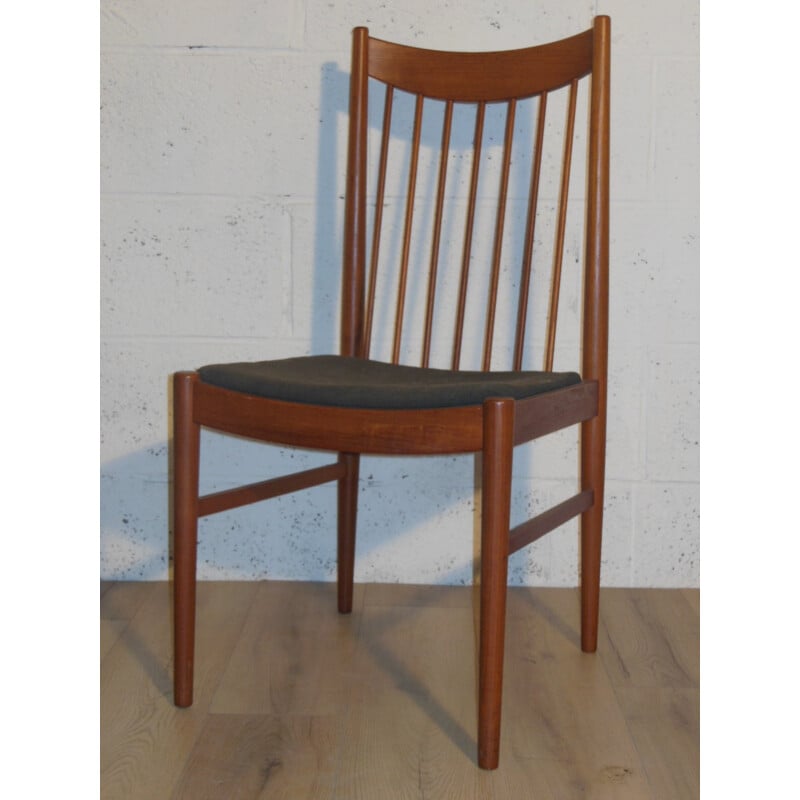 Suite of 6 chairs "422" in teak, Arne VODDER - 1960s